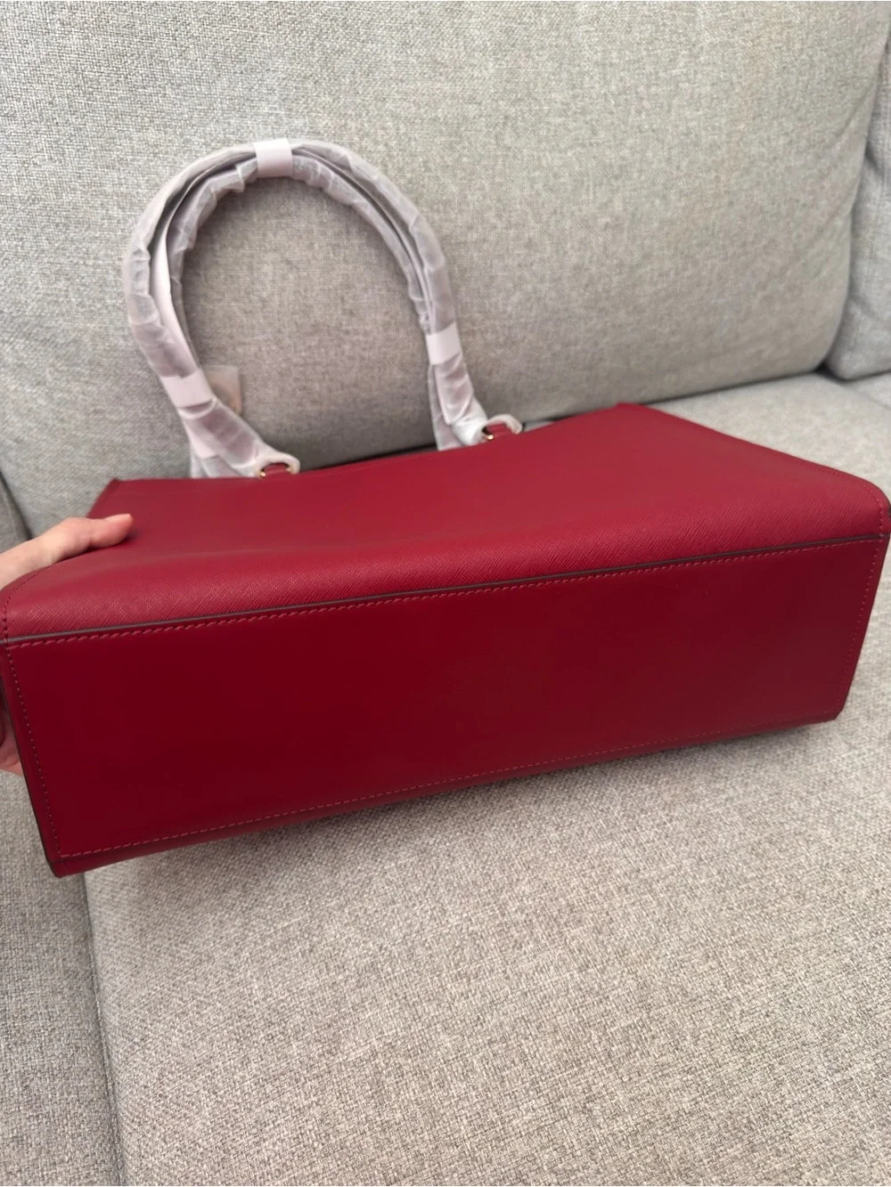 Michael Kors structured leather